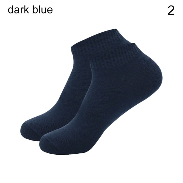 Puuvillasukat naisten ja miesten sukat TUMMANSINISTÄ 2 2 dark blue 2-2
