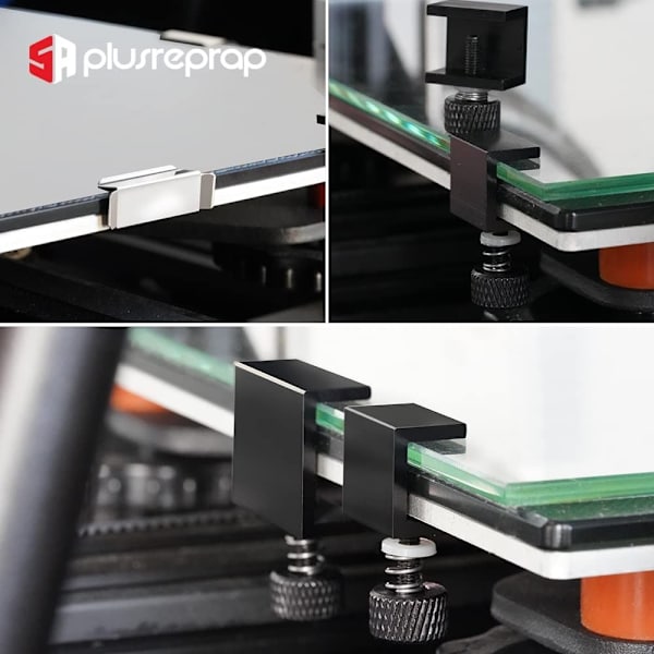 8st 3D-skrivarsängklämmor Clamp Ender 3 glasbäddklämmor 3D