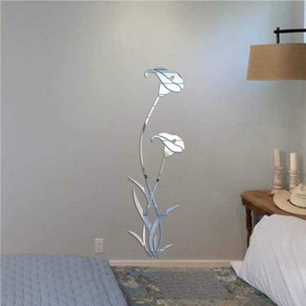 Mirror Wall Stickers Wall Decals GULD Gold