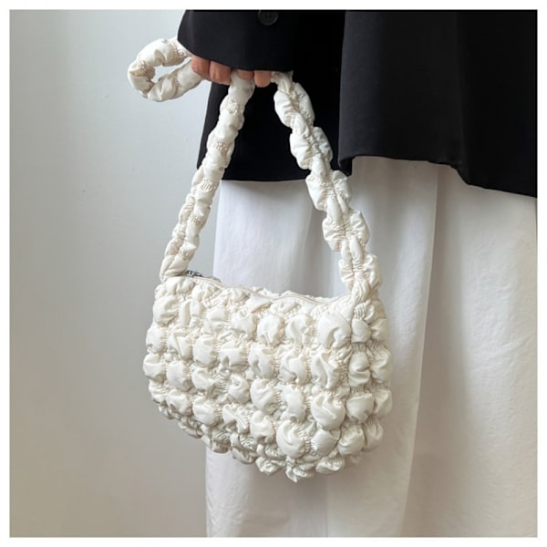 Fold Cloud Underarm Taske Skuldertasker SORT black