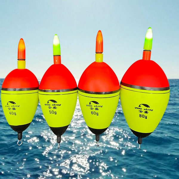 1/2 STK EVA Fiskeflyder Lysende flyder 80G-1PC 80G-1PC 80g-1pc
