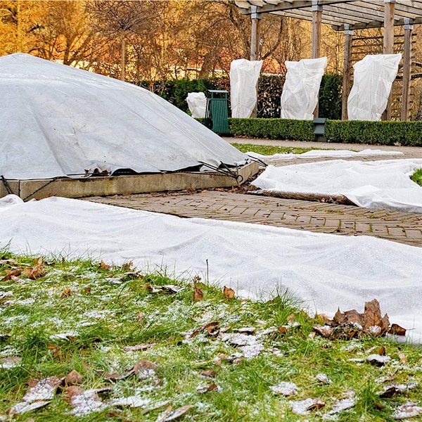 Plante Frostbeskyttelsesdæksel Vinter Plantebeskytter Plantepleje 1.6X10M