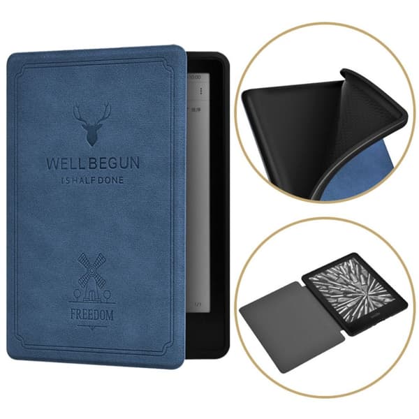 6,8 tommer Smart Case E-bogslæser Folio Cover OCEAN BLUE Ocean Blue