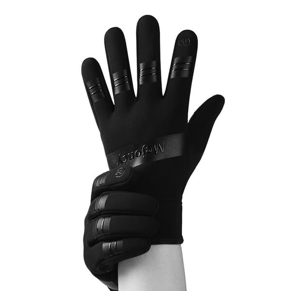 Varme termiske handsker Ridehandsker SORT S black S