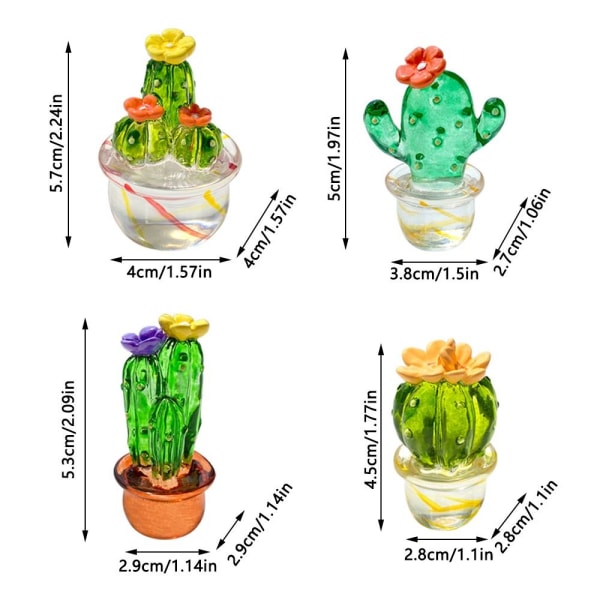 Kaktusfigurer Udsmykning af bilens indre ornamenter C C C