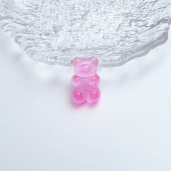 50 stk Bear Craft Smykker Tilbehør ROSA pink