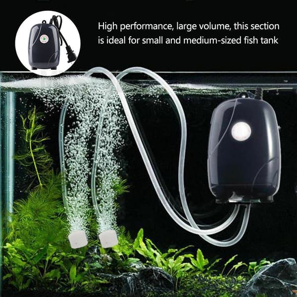 Fisketankpumpe Hydroponisk oksygen EU-PLUGG EU-STOPP EU Plug