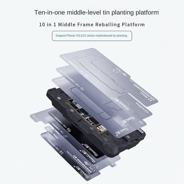 10 I 1 BGA Stencil Plantning Tin Platform Vedligeholdelsesplatform