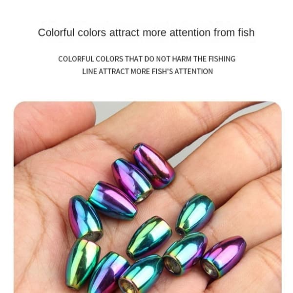 1/2/3/4/5 kpl Kalastus Tungsten fall Sinker 7G-2PCS 7G-2PCS 7g-2pcs