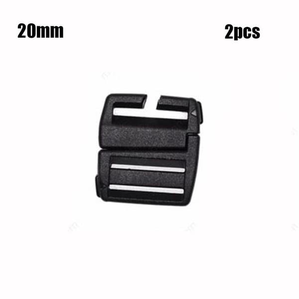 2 stk Webbing strop spænde skyder fastener 8 8 8