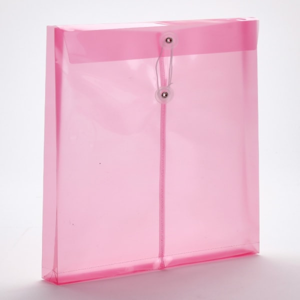 12 STK Plastkonvolutter Rope Winding Folder File Bag