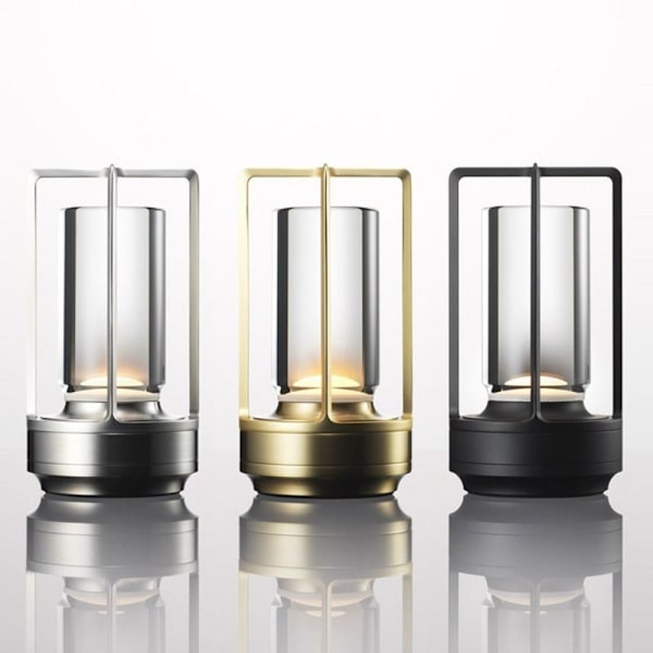 Krystal Lampe Bordlampe GULD Gold