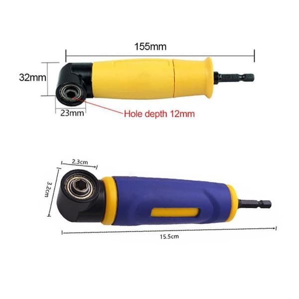 Bits Dreieenhet Sekskantholder GUL Yellow