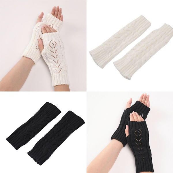 Handledshandskar Varmvantar VIT white