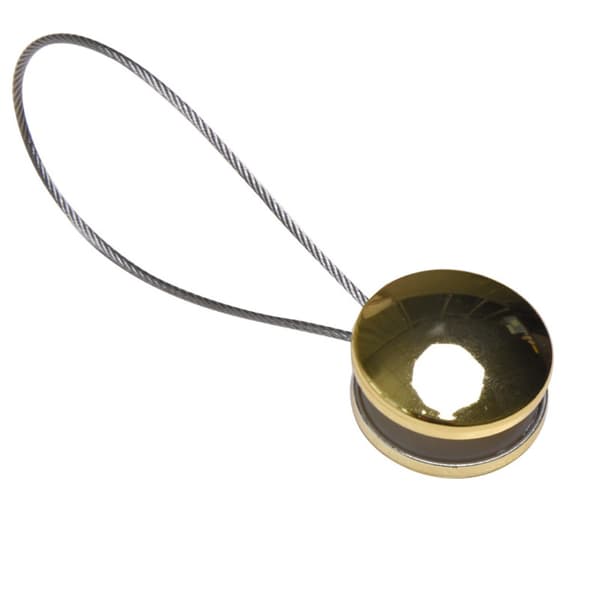 2st Magnetiska Gardiner Tieback Clip Spänne SILVER silver