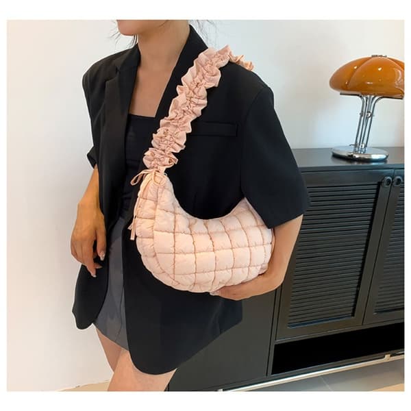 Cloud Bags Ruched Handbag KHAKI Khaki