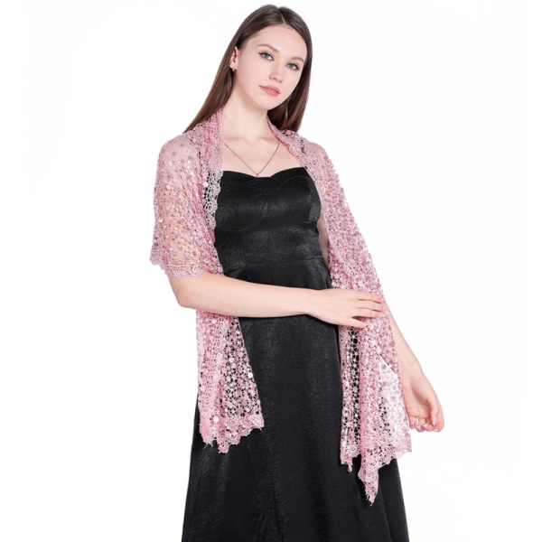 Aftenkjoler Sjal Lady Cape Wraps LYSEROSA Light Pink