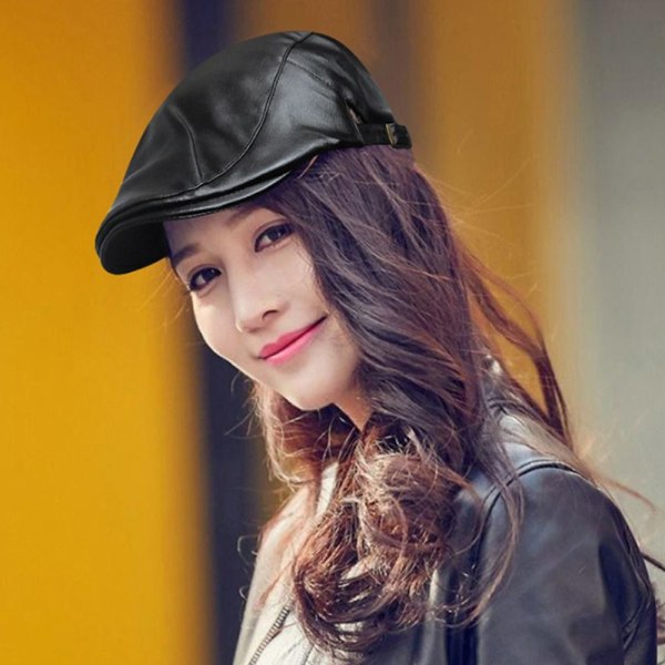 Baskerhatt åttakantig cap SVART STIL 1 STIL 1 Black Style 1-Style 1