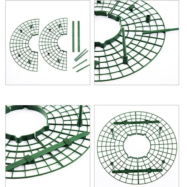 5 stk. Jordbærstøtter voksestativer