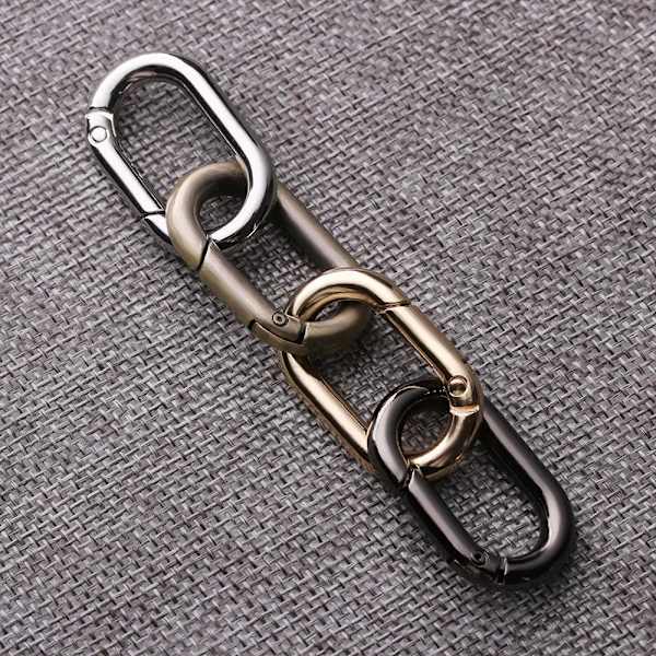 5st Fjäder Ovala Ringar Väska Bältesspännen SILVER 16MM Silver 16mm