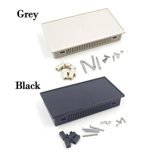 Elektronisk prosjektboks Vanntett deksel Project GREY Grey