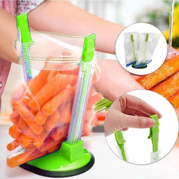 Bag Clip Baggy Rack HVIT White