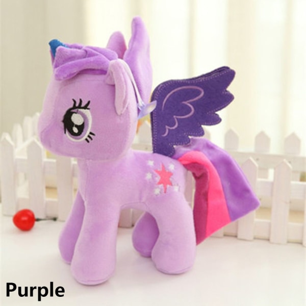 25CM My Little Pony Enhörning Leksaker LILA purple