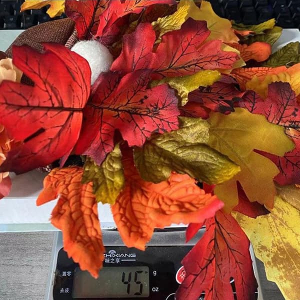 Fall Door Wreath Teardrop Swag kiitospäivän sisustus