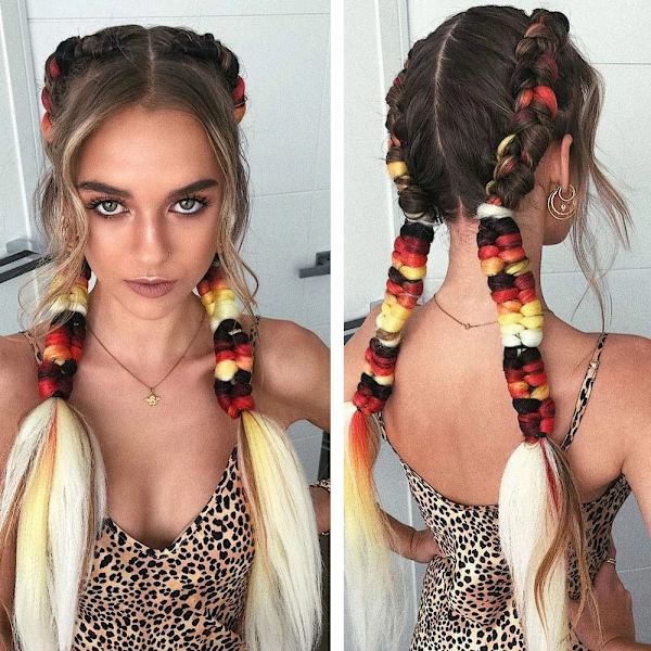 Jumbo Braid Fläthår Förlängning 7 7 7