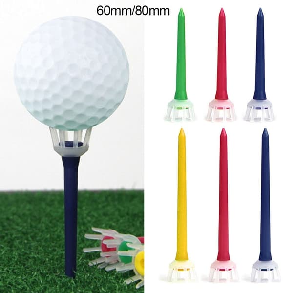 10STK Golf Tees Golfholder GRØNN 60MM10STK 10STK Green 60mm10Pcs-10Pcs