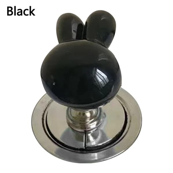 5 stk Hjerteformet toilettankknap Toiletskylleknap SORT black