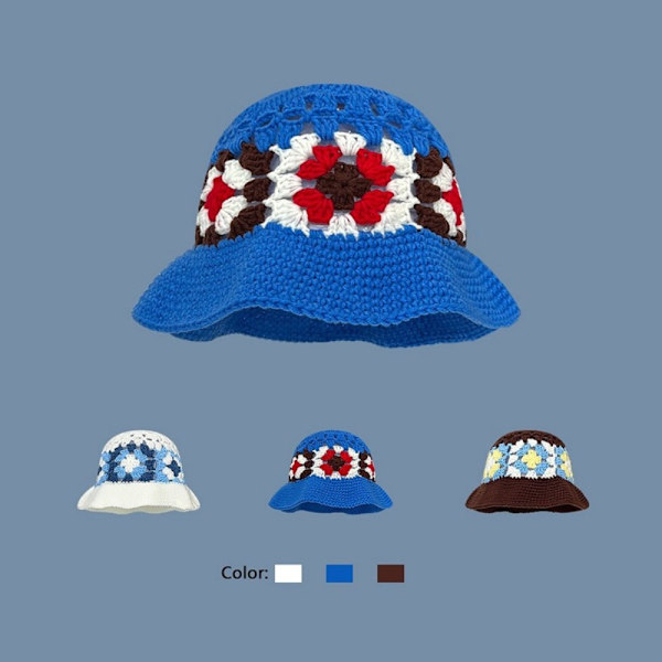 Stickade mössor Cap EE E