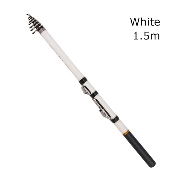 Teleskop fiskestang Pen Pole HVID 1,5M 1,5M White 1.5m-1.5m