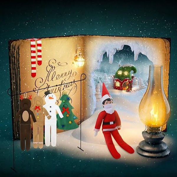 Tonttu-asusteet Set Jouluinen tonttunukkeasu JOULUKIN Santa Claus
