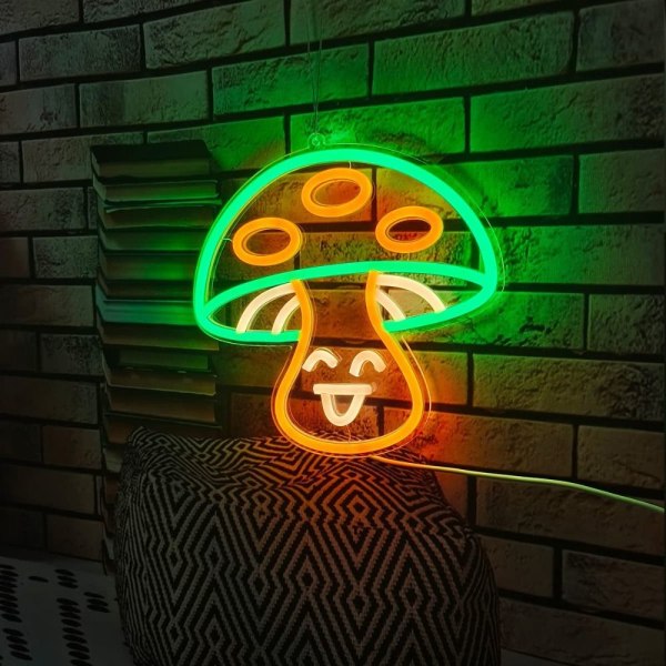 Mushroom Neon Light Mushroom Neon Sign C C C