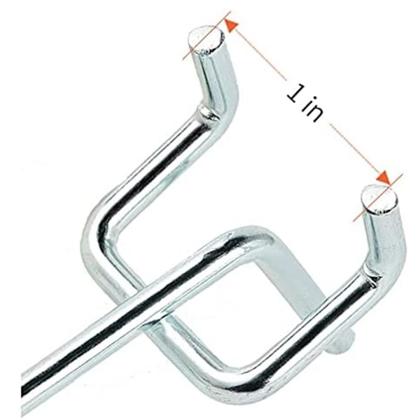 50 st Pegboardkrokar Displaykrokar 1 st 1pc