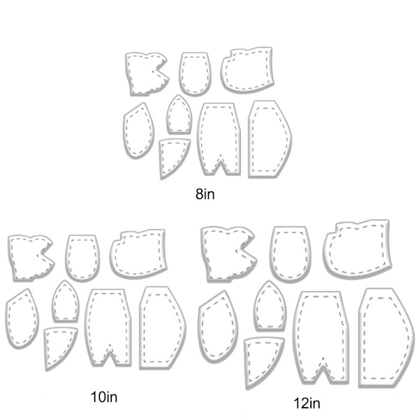 8 kpl muistikoiran set Set 10 IN 10in