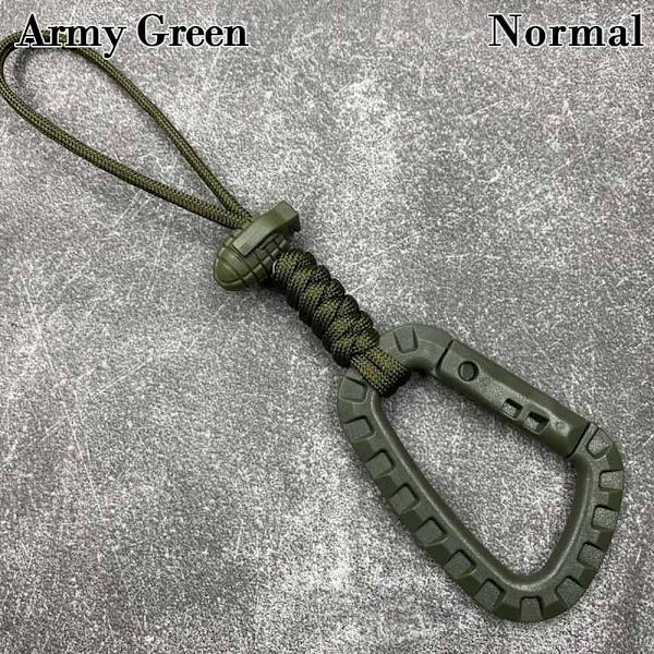 Fäst quickdraw Shackle Karbinhake Clip ARMY GREEN NORMAL NORMAL Army Green Normal-Normal