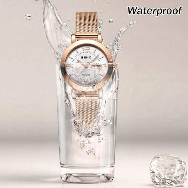 Dameklokke Quartz Armbåndsur SØLV silver