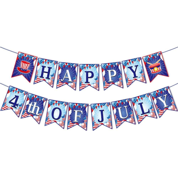 Independence Day Banner Bunting Garland 01 01 01