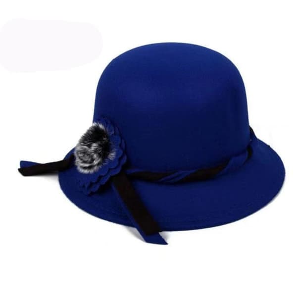 Fedoras Cap Dome Hat MÖRKBLÅ dark blue