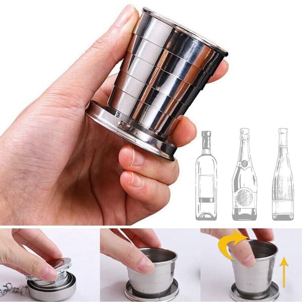 Kokoontaittuva teleskooppimuki 75ml 75ml