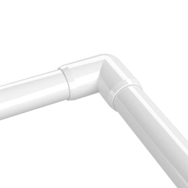 4 stk Albue PVC Fitting PVC Fitting Connector Hjørne Fitting