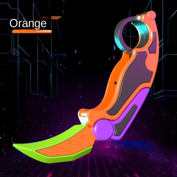 Gravity Gulrotleke Butterfly Claw ORANSJE orange