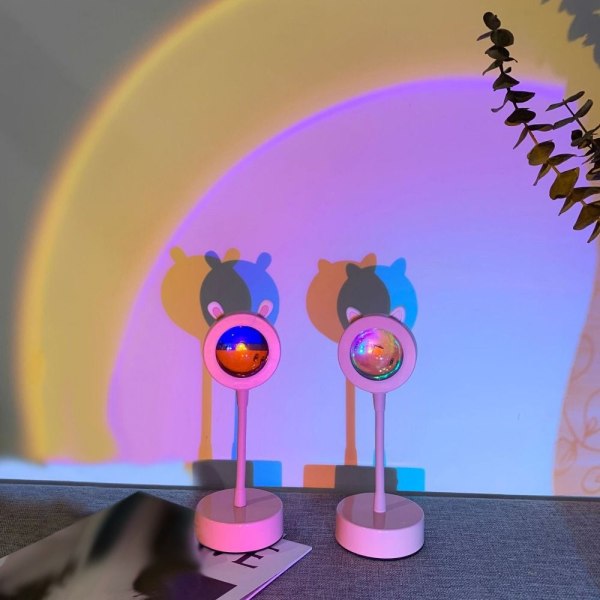 Solnedgangslampe Light Atmosphere Led Light FARGERIK RGB-CAT Colorful RGB-Cat