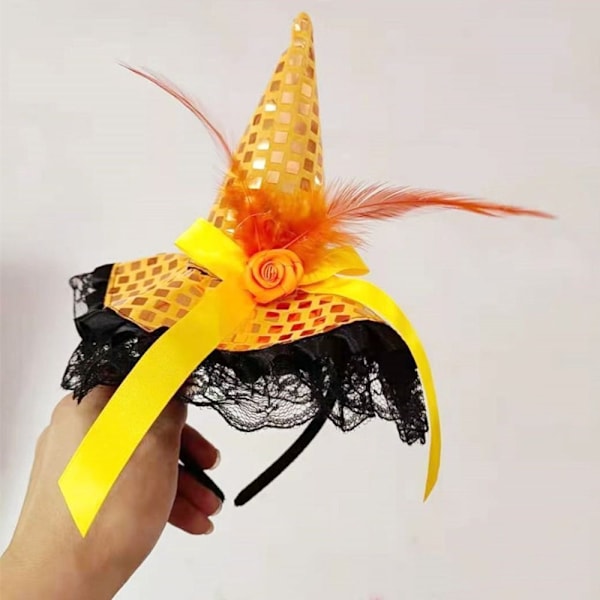 Häxhatt Hårbåge GUL Yellow