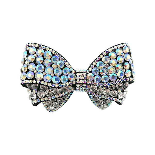 Sløyfe Krystallsmykker Rhinestone Bowknot SORT LITEN SORT LITEN Black Small