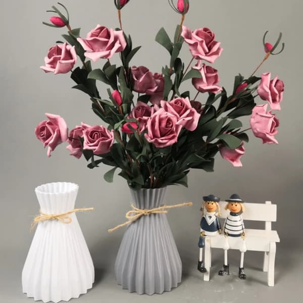 Simplicity Blomstervase Keramisk Blomsterpotte SORT black