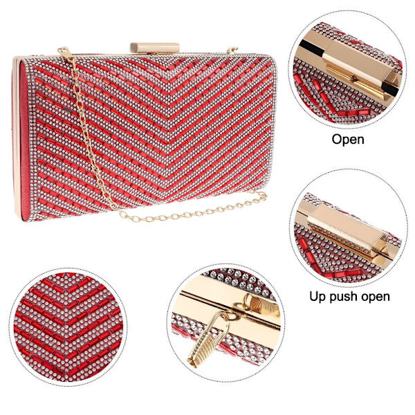 Evening Clutch Bag Bryllup Evening Bag ROSA Pink