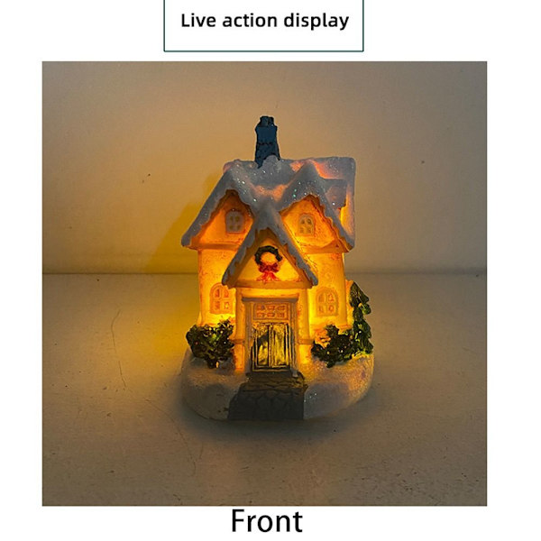 Mini House Miniature julepynt E E E